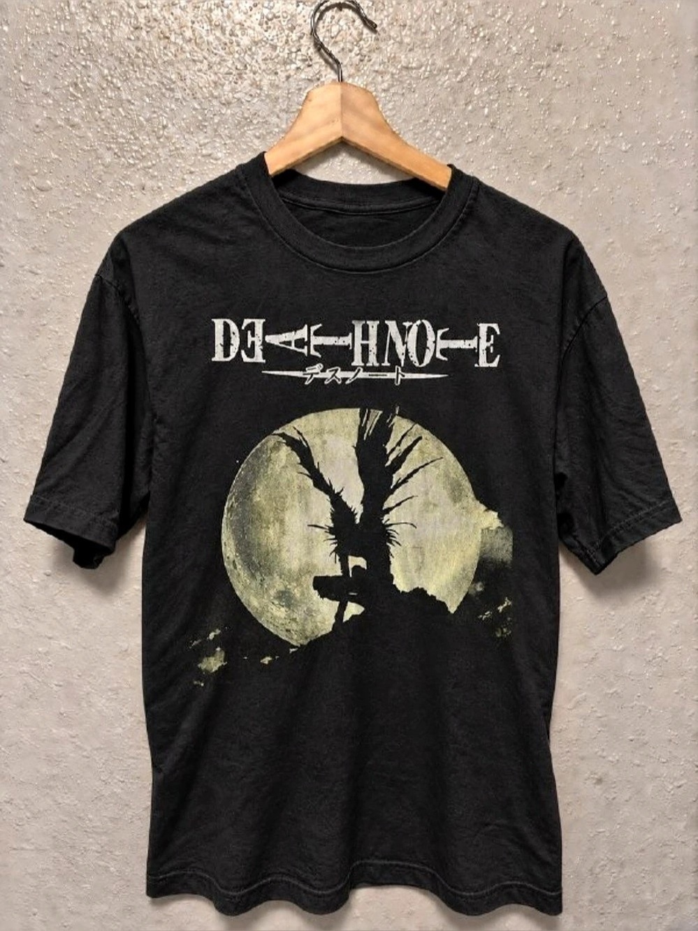 Death Note Ryuk Moon Graphic T-Shirt Black Unisex